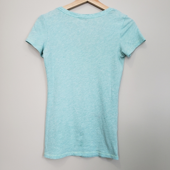 3/$30 Victoria's Secret Blue ScoopNeck ShortSleeve - Picture 4 of 12